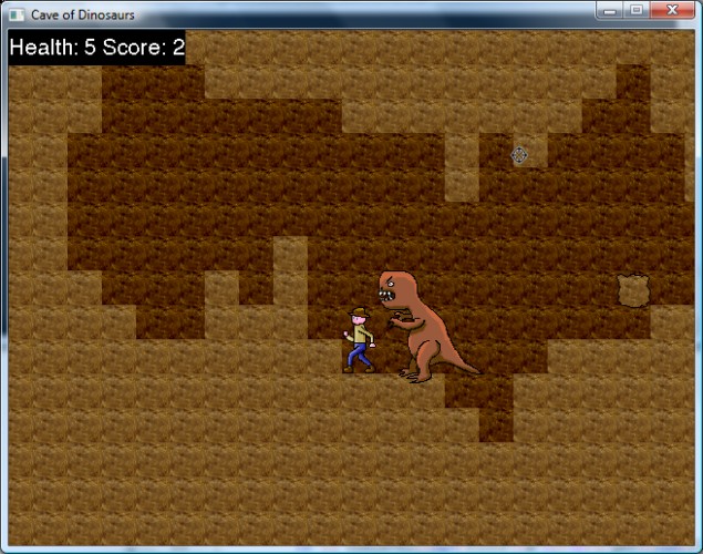 Screenshot 1 of Cave of Dinosaurs