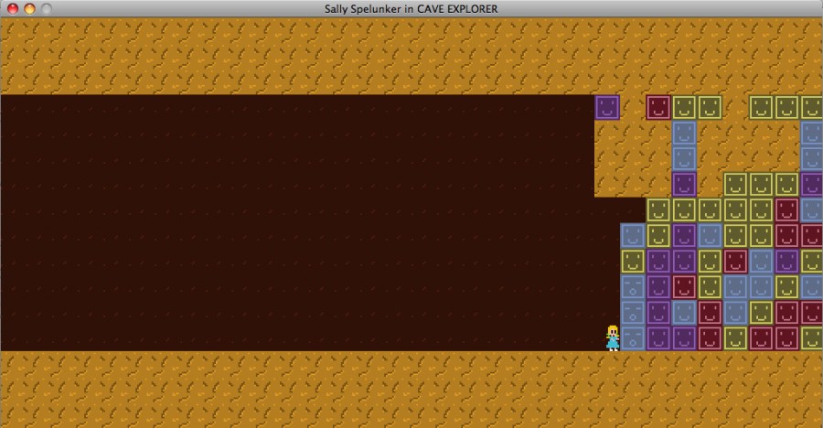 Screenshot 1 of Sally Spelunker in CAVE EXPLORER