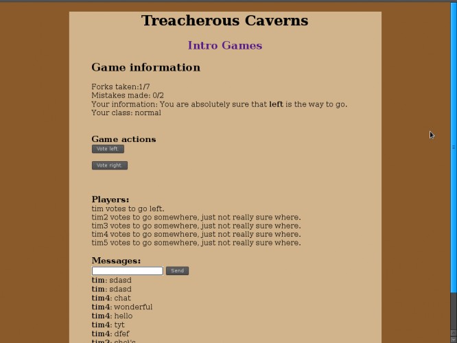 Screenshot 1 of Treacherous Caverns