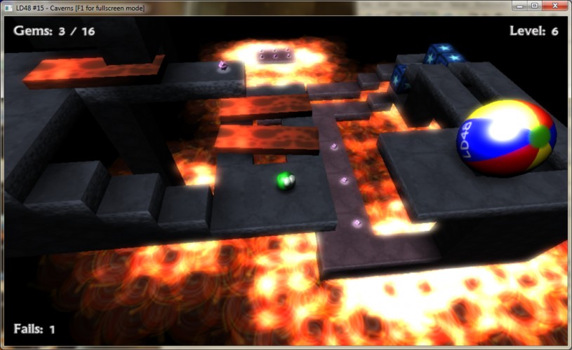 Screenshot 1 of Lava Caverns of Doom
