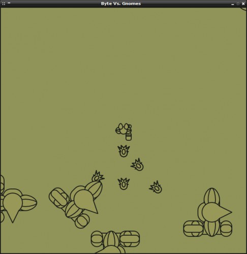 Screenshot 1 of Byte Vs. GNOME