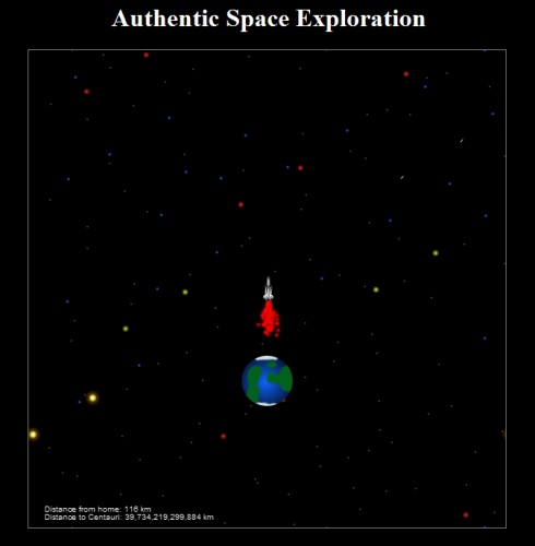 Screenshot 1 of Authentic Space Exploration
