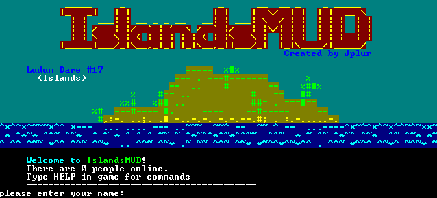 Screenshot 1 of IslandsMUD
