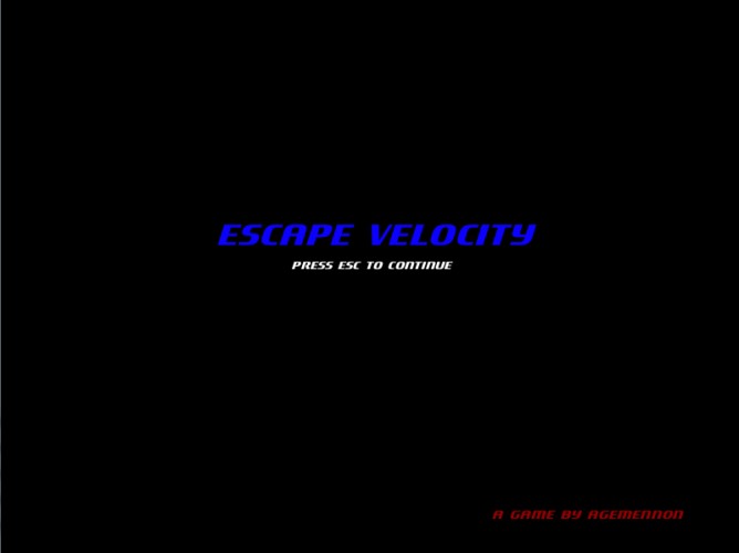 Screenshot 1 of Escape Velocity