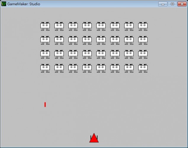 Screenshot 1 of Space Invader Clone