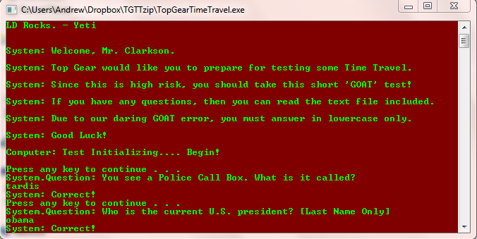 Screenshot 1 of Top Gear Time Travel