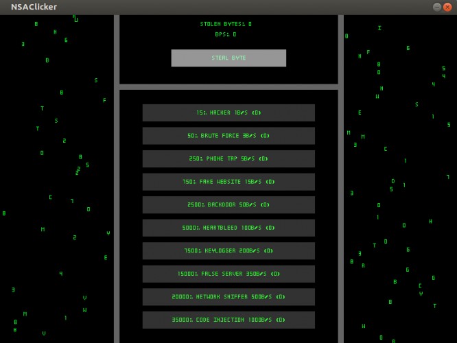 Screenshot 1 of NSAClicker