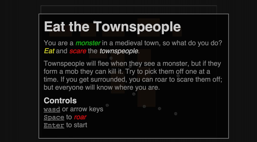 Screenshot 1 of Eat the Townspeople