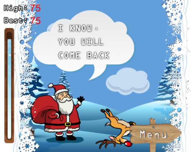 Screenshot 3 of Rudolph Fly Away