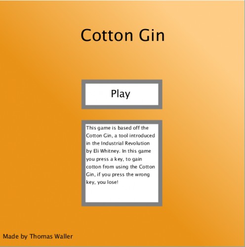 Screenshot 2 of Cotton Gin