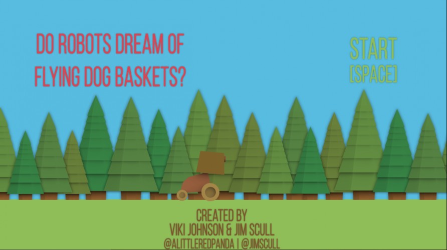 Screenshot 1 of Do robots dream of flying dog baskets?