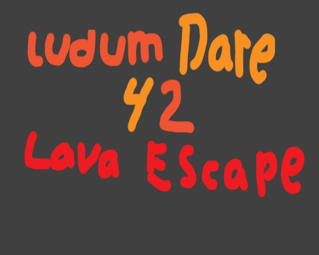 Screenshot 1 of Ludam Dare 42: Lava Escape