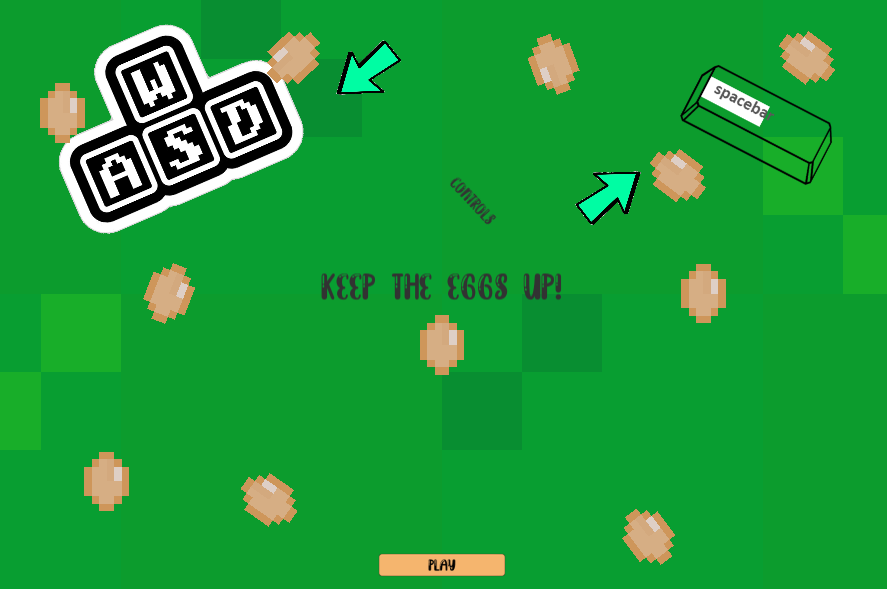 Screenshot 1 of Keep the Eggs Up!