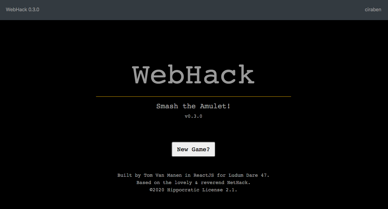 Screenshot 1 of WebHack