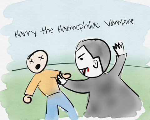 Screenshot 1 of Harry the Haemophiliac Vampire