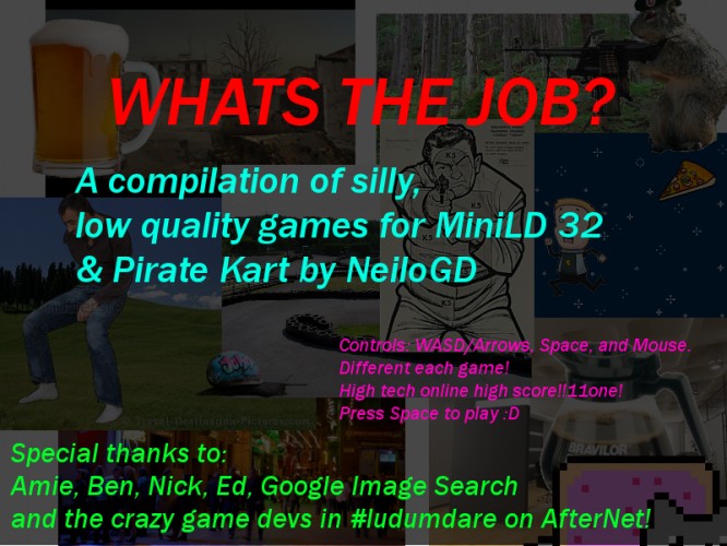 Screenshot 1 of What's the job?