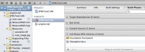 Xcode build phases