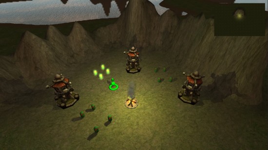 Super basic mechanics of my rts