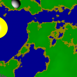 Watching the Moon orbiting the Sun.