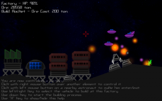 AlienRaid battle