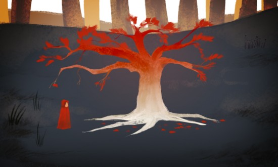 Red child